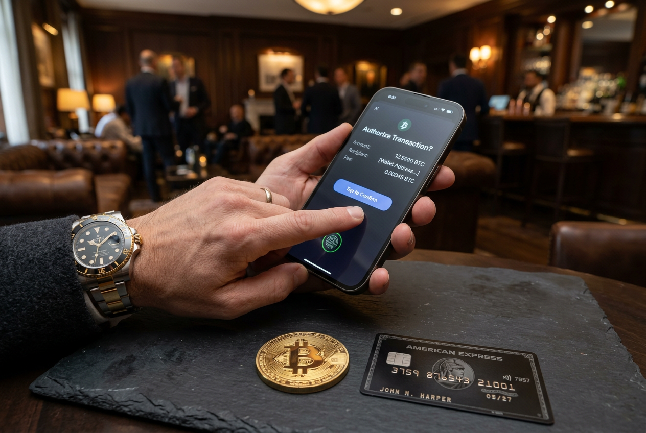 Secure cryptocurrency and mobile payment methods for casino VIPs.
